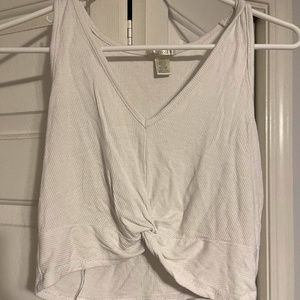 White Tied Crop Top